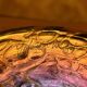 Cup, iridescent glassware, signature