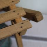 Chaise enfant pliante en bois