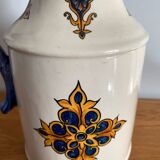 Old pitcher in earthenware G. Brachet – Limcolor – Terrasson – yellow decor