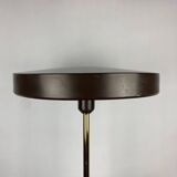 One of the four brown and gold Timor 69 table lamps by Louis Kalff for Philips 1970.