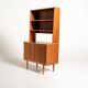 Teak and Oak Bookcase, Scandinavia, 1950s/60s