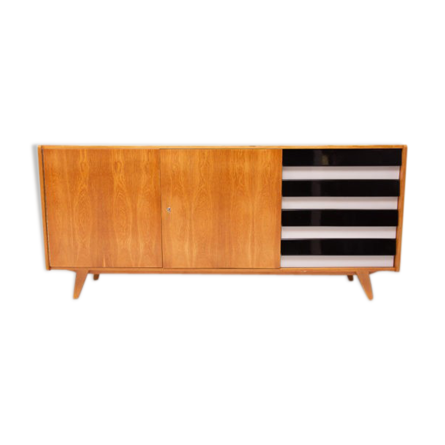 Mid-century modernist sideboard no. u-460 by Jiří Jiroutek, czechoslovakia
