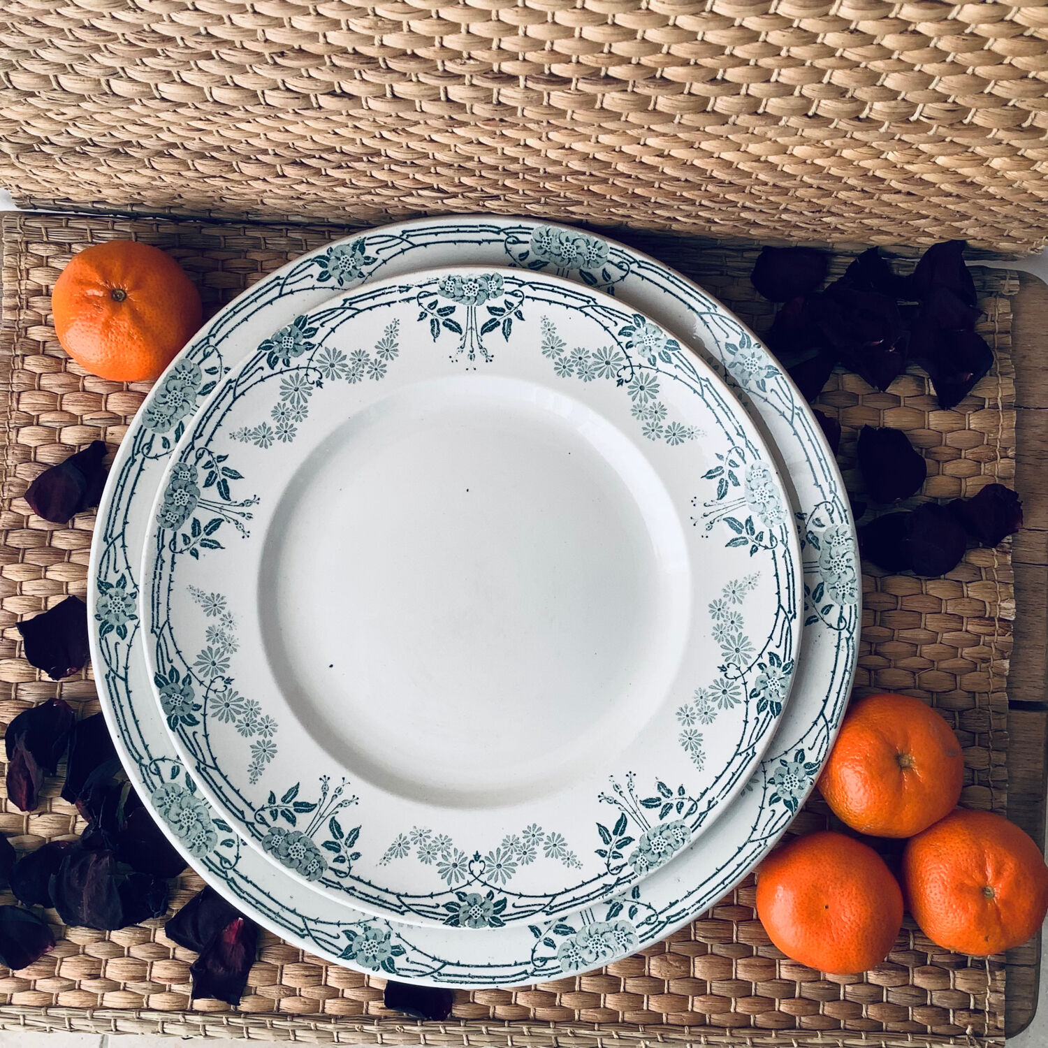 Serving dish x2 manufacture de Luneville Beaulieu collection
