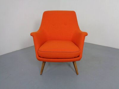 Fauteuil organique par Walter Knoll pour Antimott, Allemagne, années 1950.