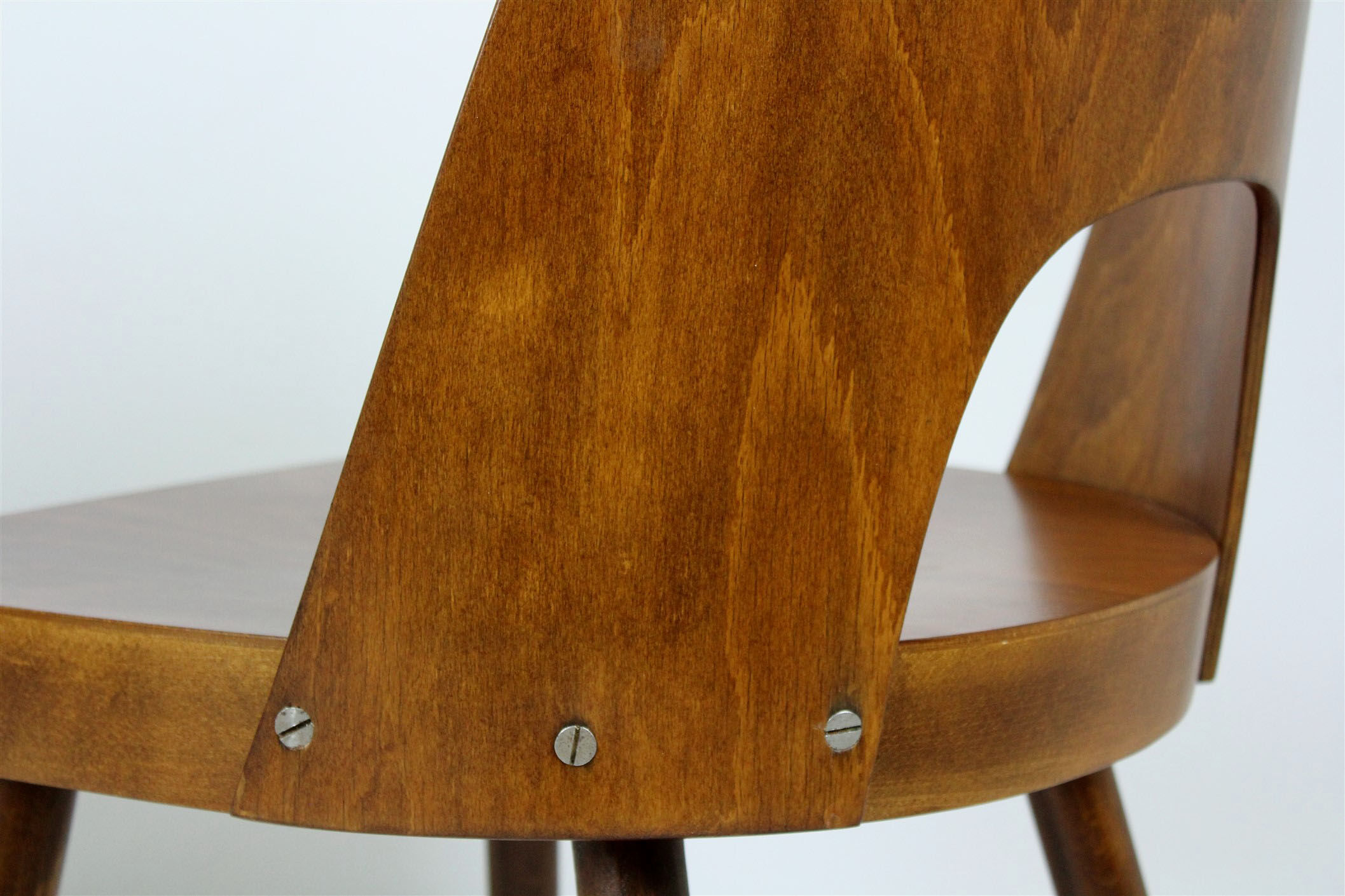 No. 515 Wooden Chairs by Oswald Haerdtl for TON, 1950s, Set of 2