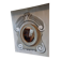 Miroir bois cérusé sur tableau toile peinte