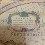 Double hemisphere world map