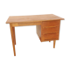 Scandinavian-style verni chene desk / vintage 60s