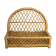 Rattan wall shelf