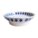 Badonviller Round Foot Dishes Blue Harlequin Patterns "Marie"