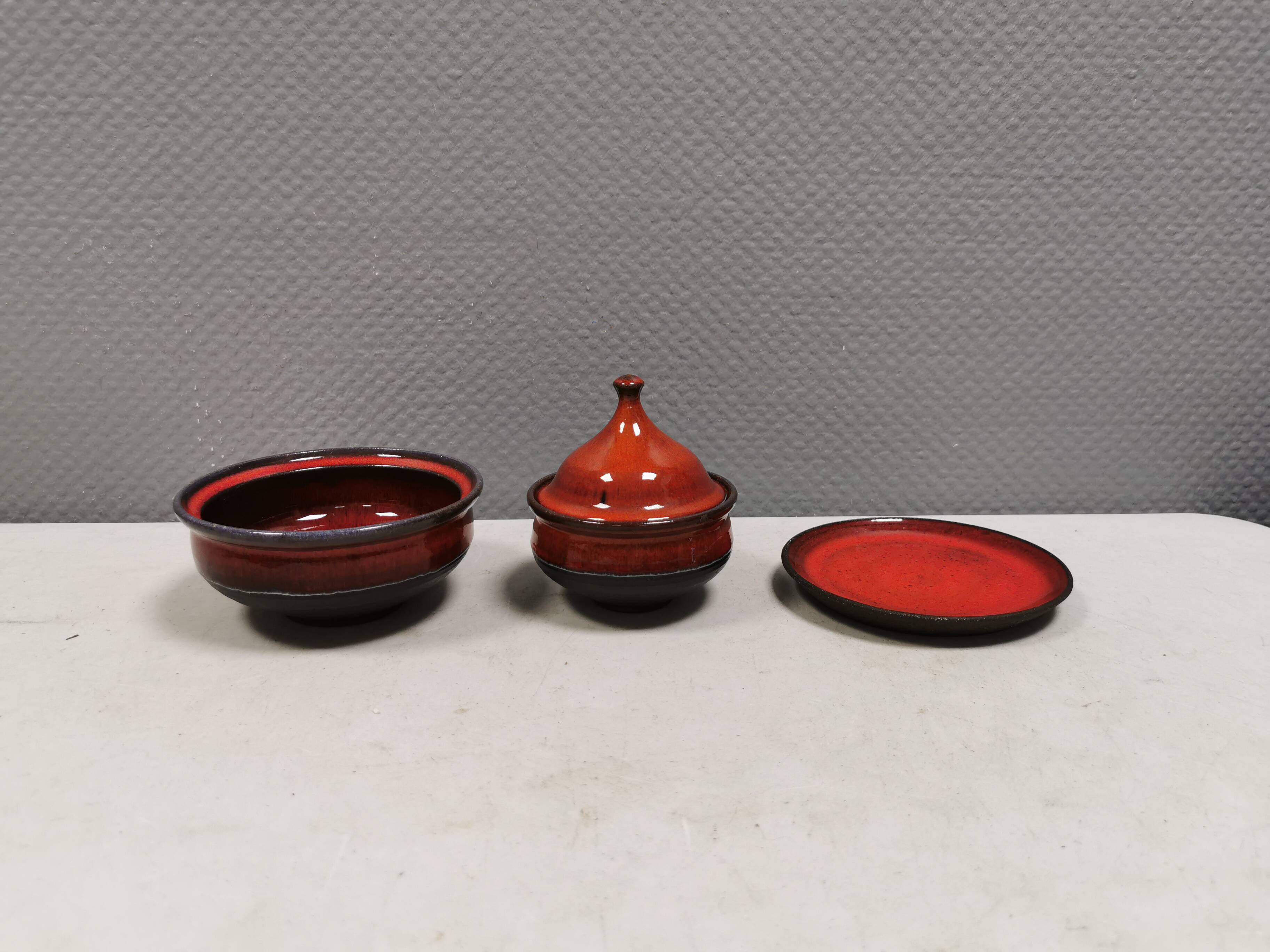 A lovely ceramic LOT from Danish Ditlev ceramics from the 1980s.