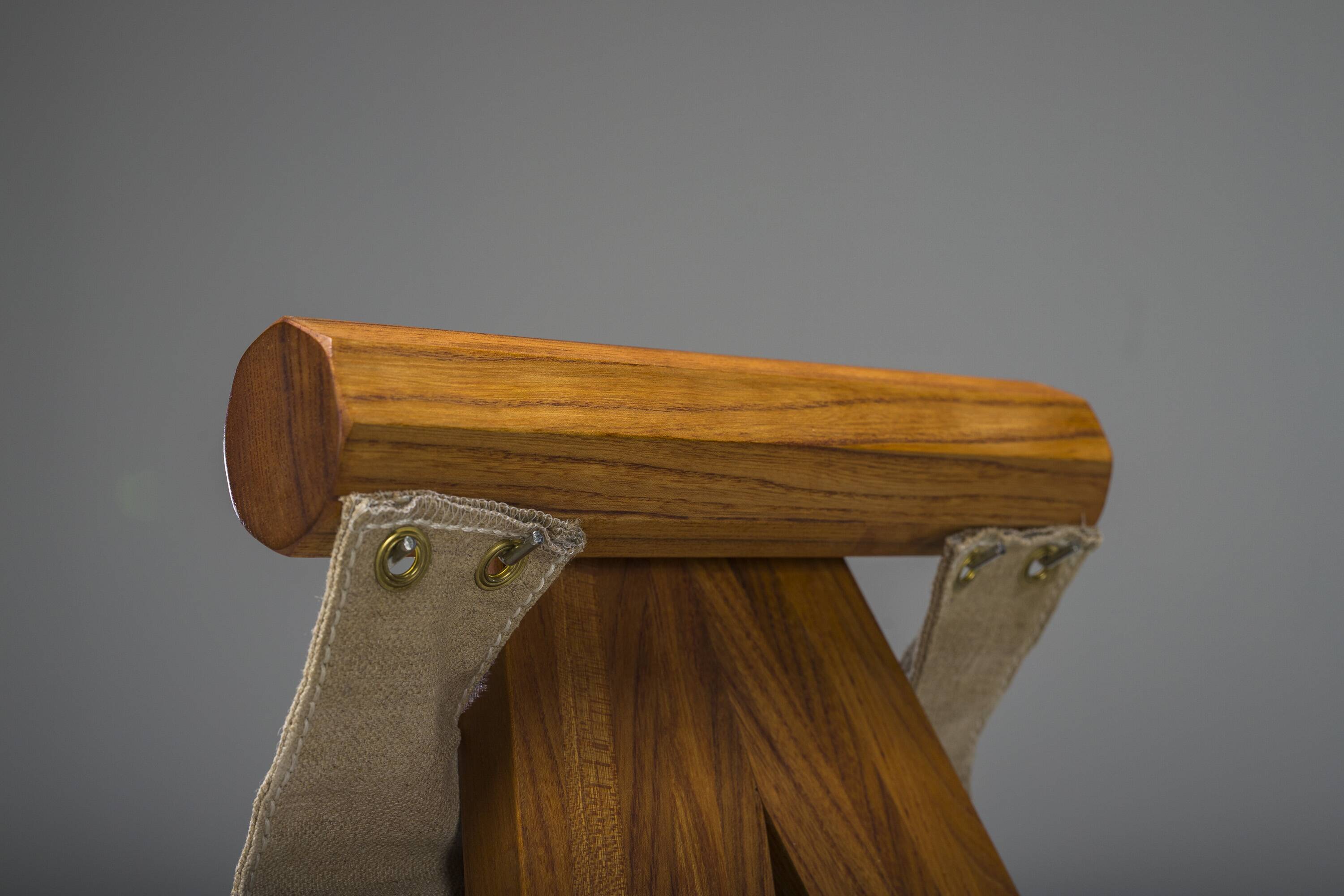 French S46 Dromadaire Chair by Pierre Chapo for Ebenisterie Seltz, 1970s