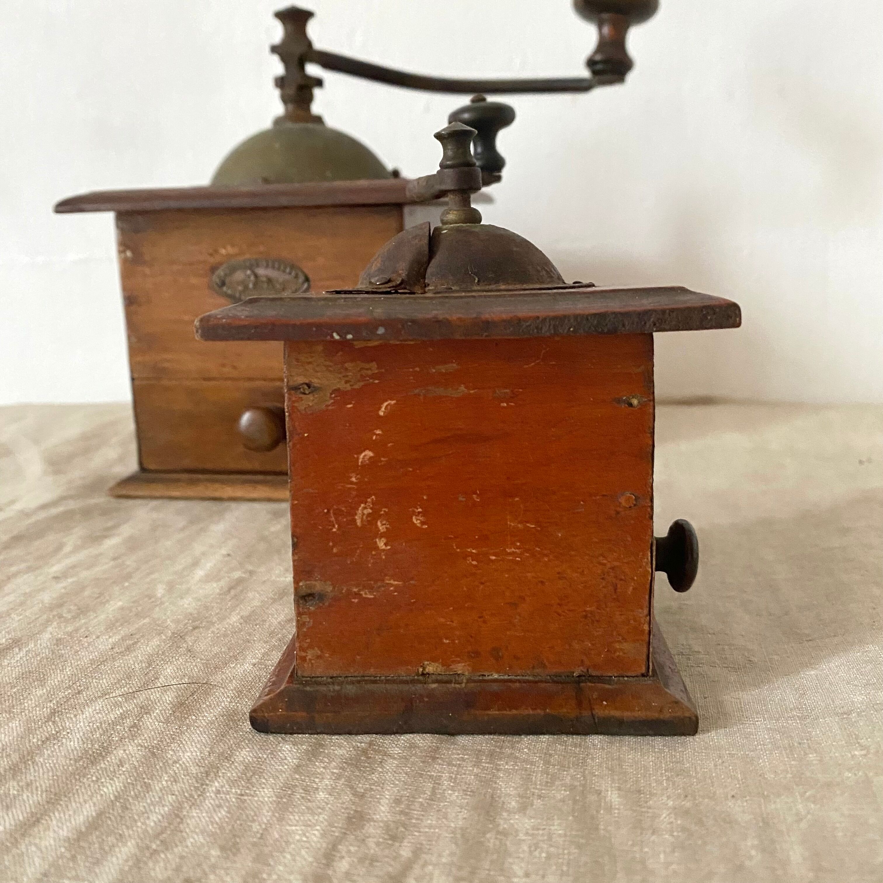 Old miniature peugeot frères coffee grinder