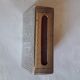 Antique matchbox case in chiseled silver with 3 punches