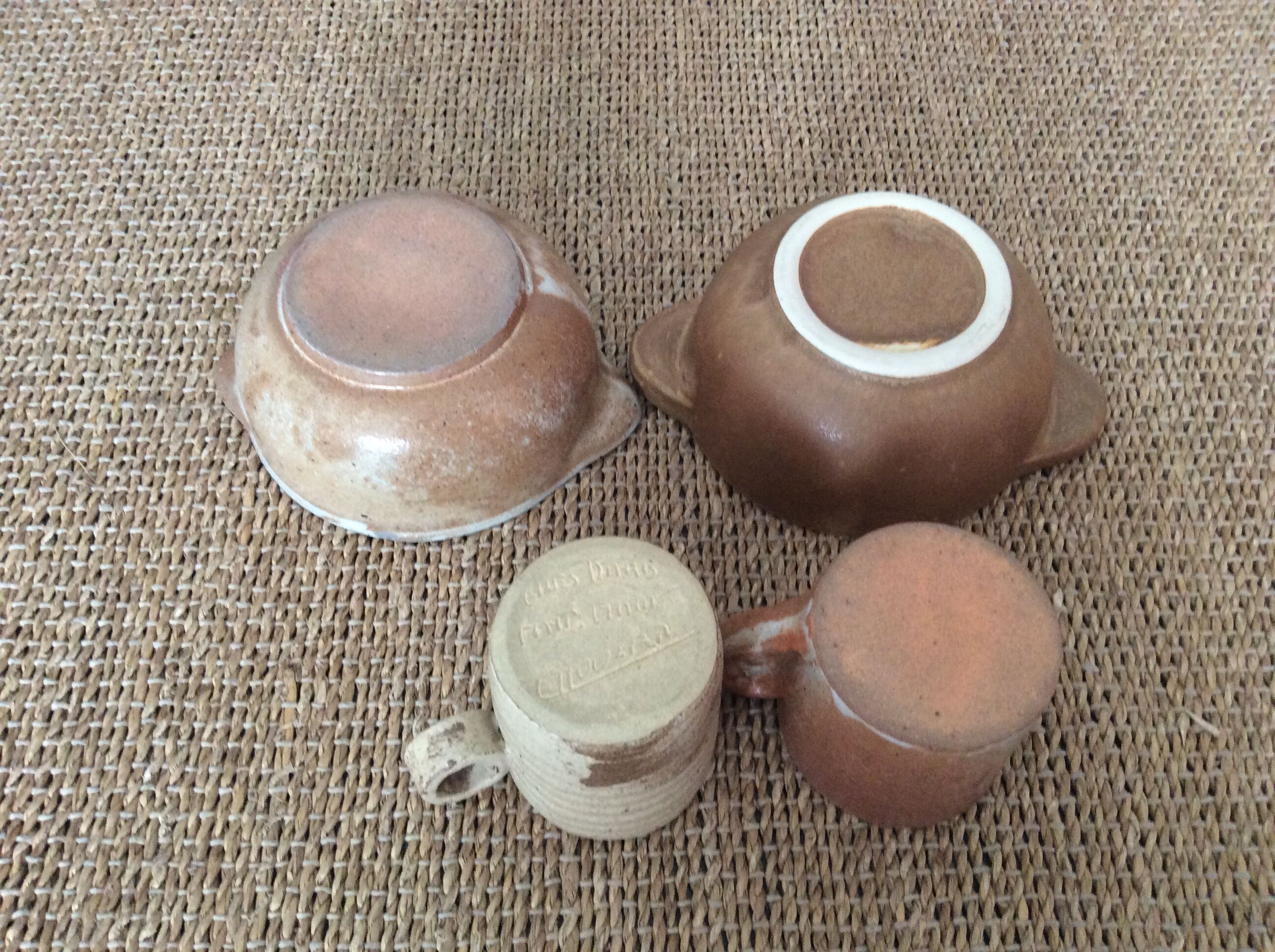 Set de tasses et bols en grès