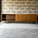 Vintage Scandinavian teak sideboard, 1970.