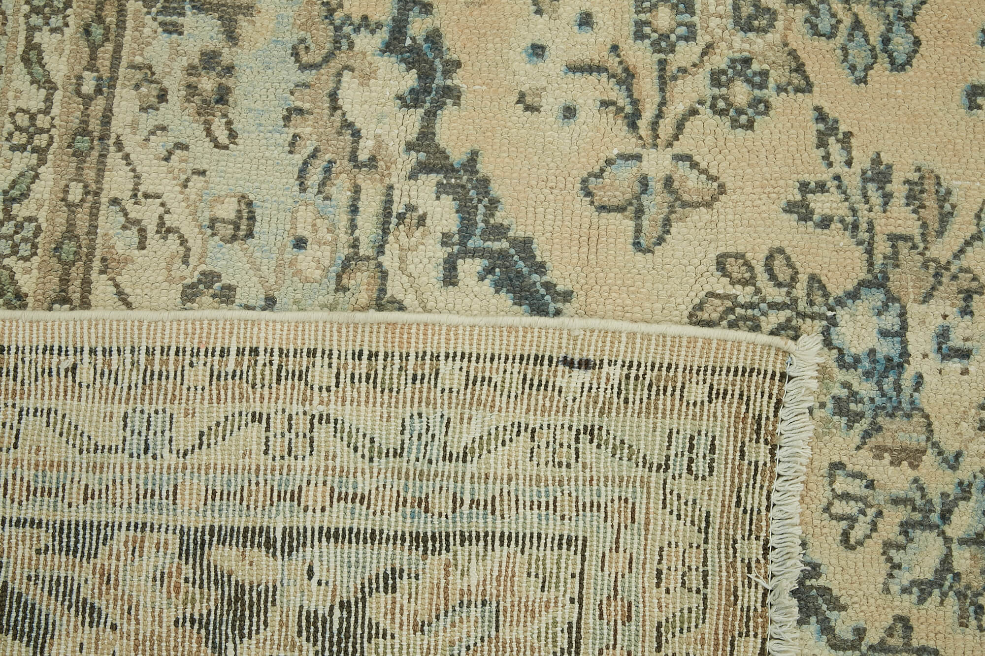 Handmade oriental unique 1980s 267 cm x 338 cm