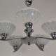 Mid-century Chandelier by company Drukov,1960's.