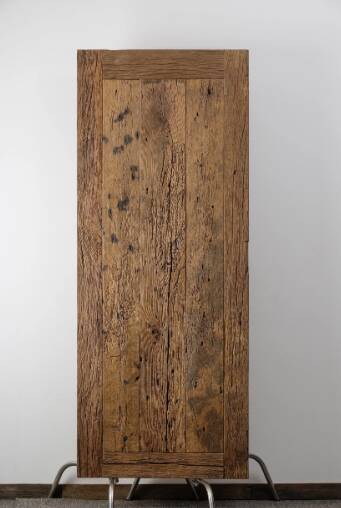 Rustic oak door leaf, 800 × 2000 mm