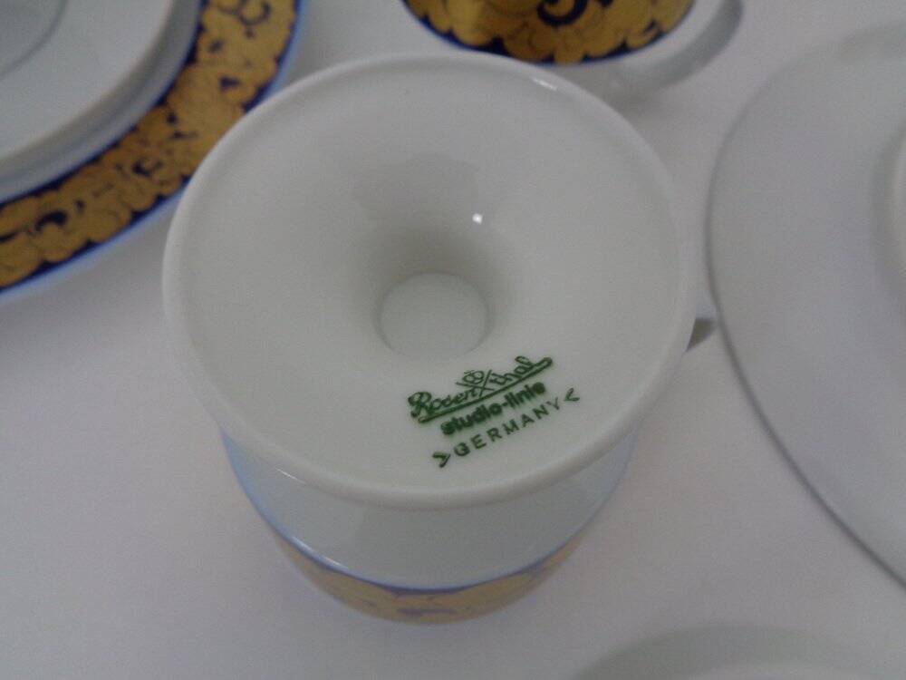 Coffee service for 12 people by Tapio Wirkkala for Rosenthal, 1960s, set of 42.