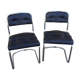 pair chair skai vintage year 70