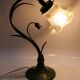 lampe de table ou bureau rétro art nouveau antique 1980's