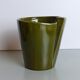 Khaki ceramic pot cover