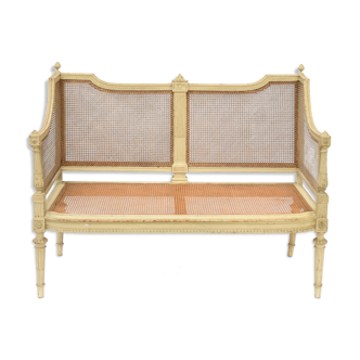 Louis XVI style canned sofa