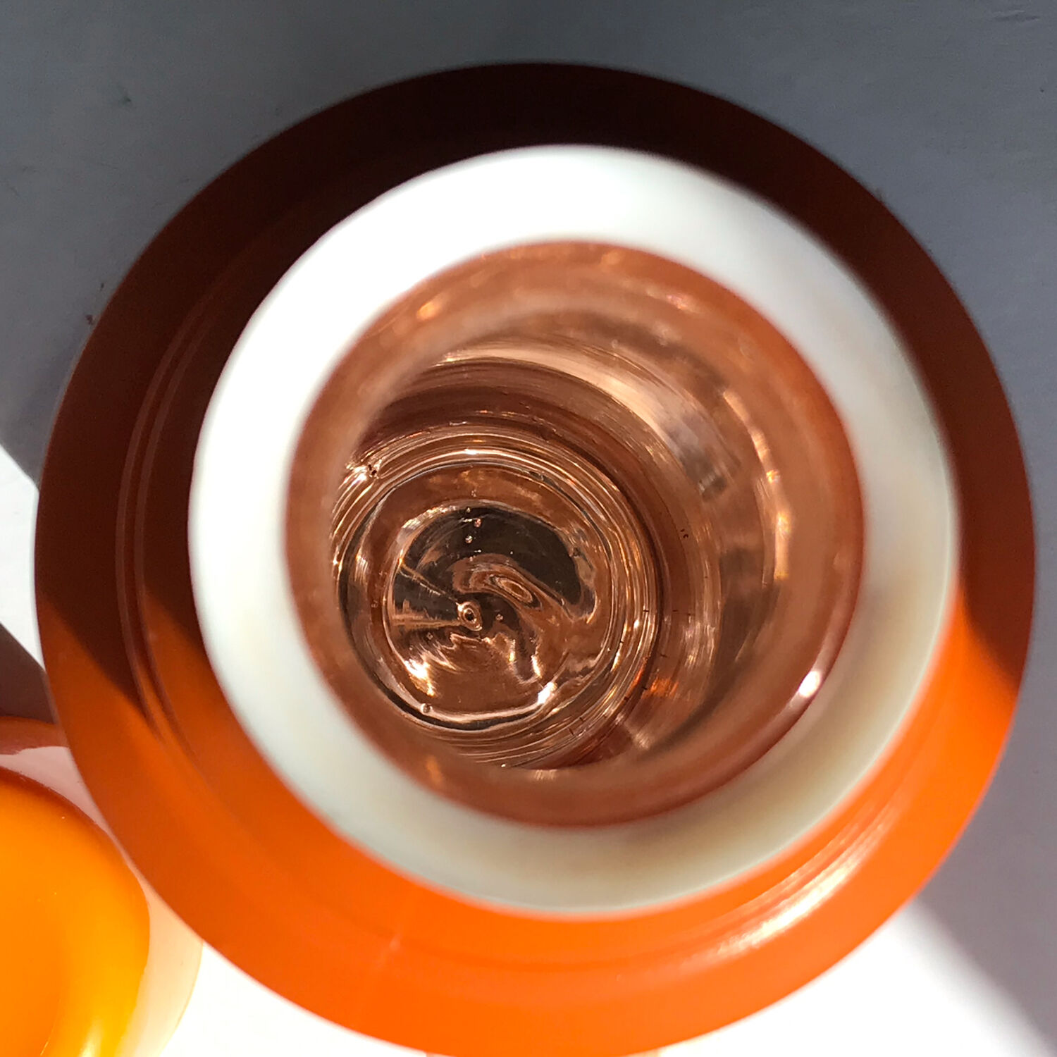 Orange insulated bottle 1970 Supertherm