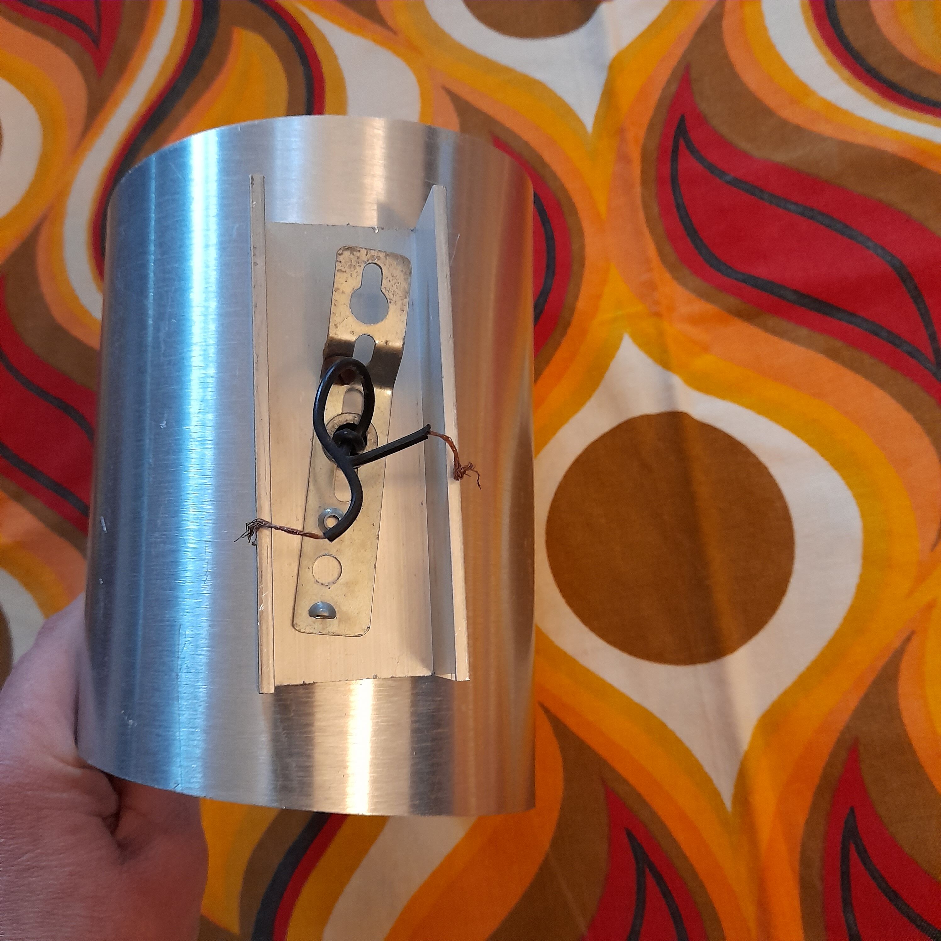 2 wall lamps space age 70s