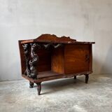 Vine wood bar cabinet