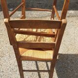 Rustic straw chairs