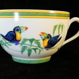 Porcelain tea cup from Paris by Hermes model Toucans