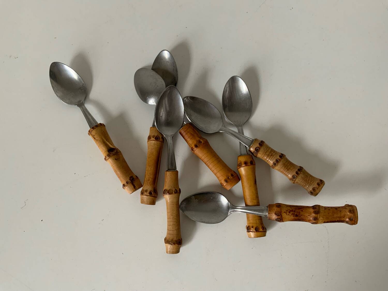 Small bamboo spoons