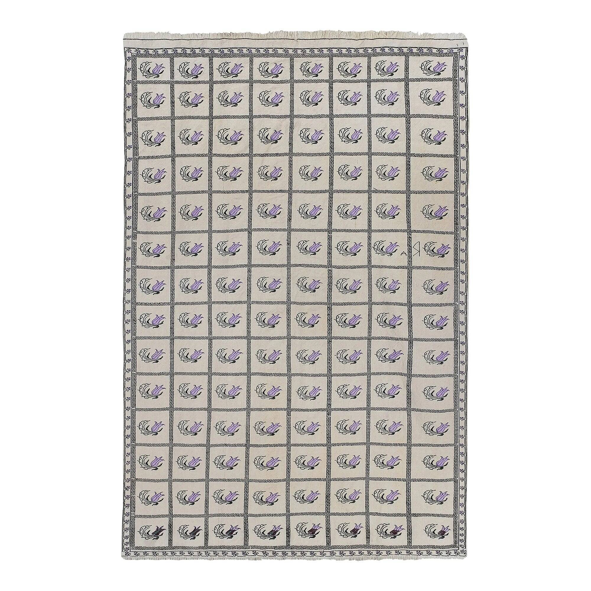Kilim turc vintage tissé main 174x250 cm