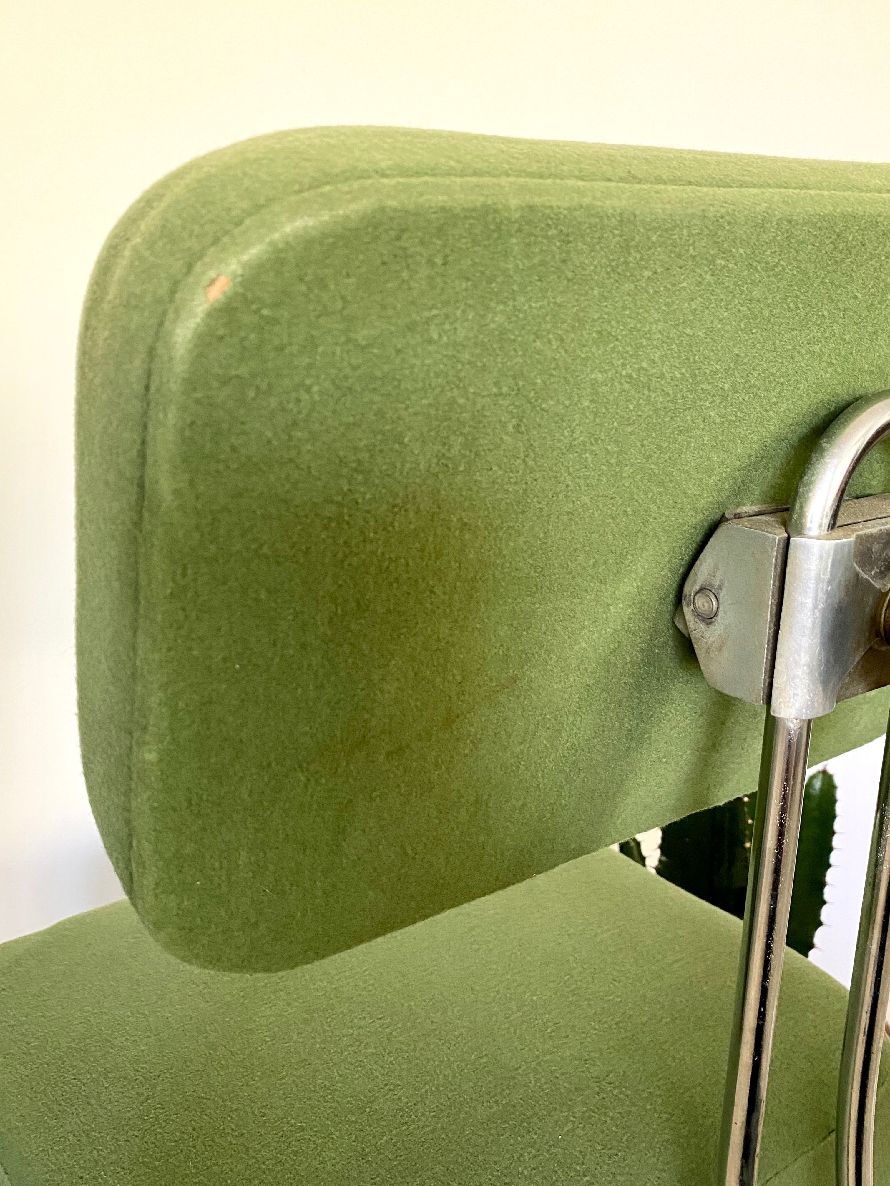 Ancienne chaise d'atelier industrielle
