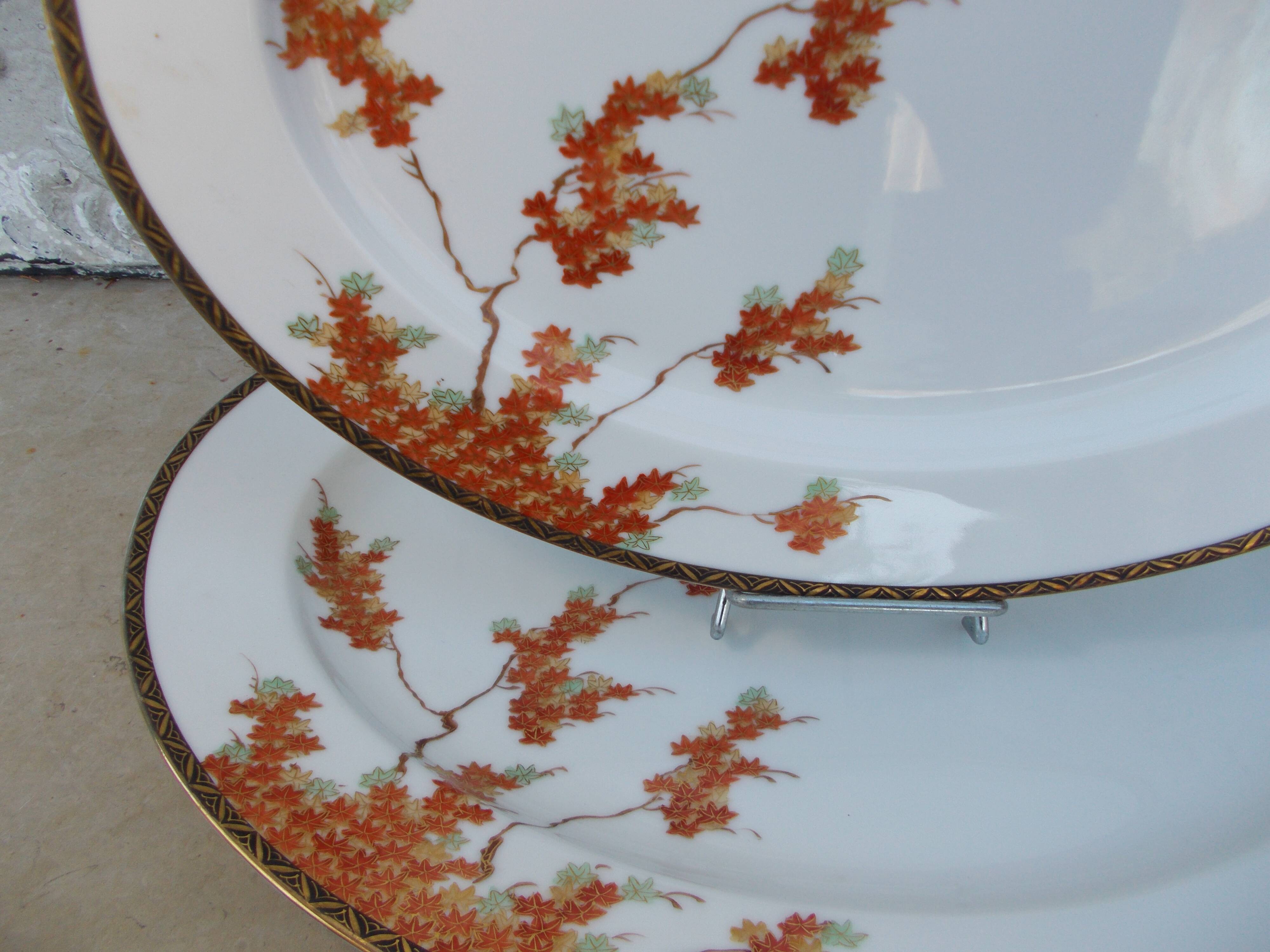 2 serving dishes vintage porcelain Japan