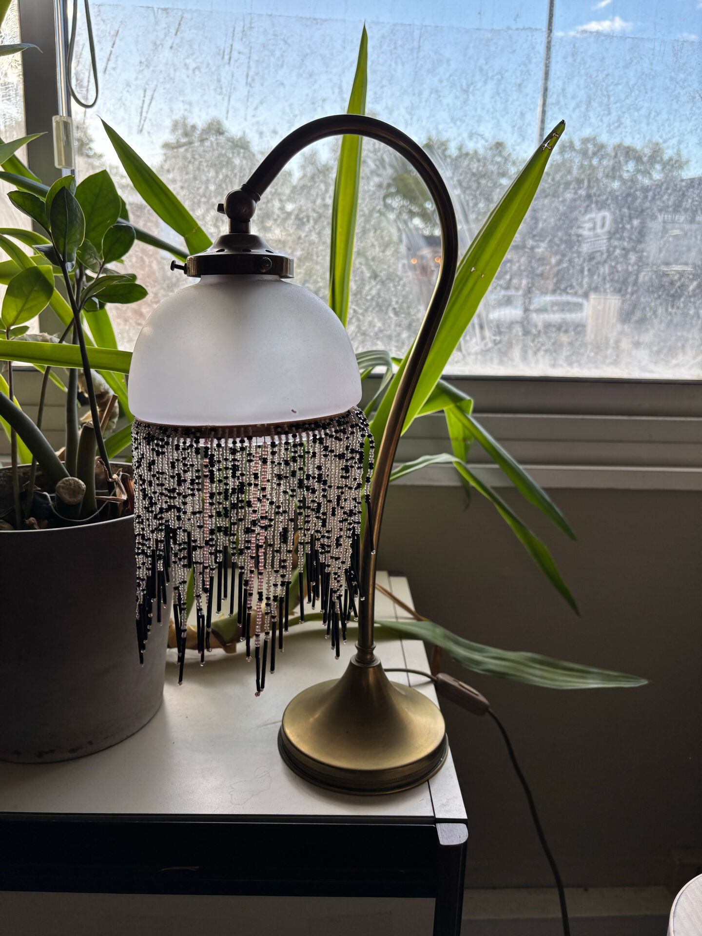 Lampe de bureau Art Deco « col de cygne »