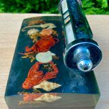Perpetual office calendar resin with inclusions vintage seaside souvenir