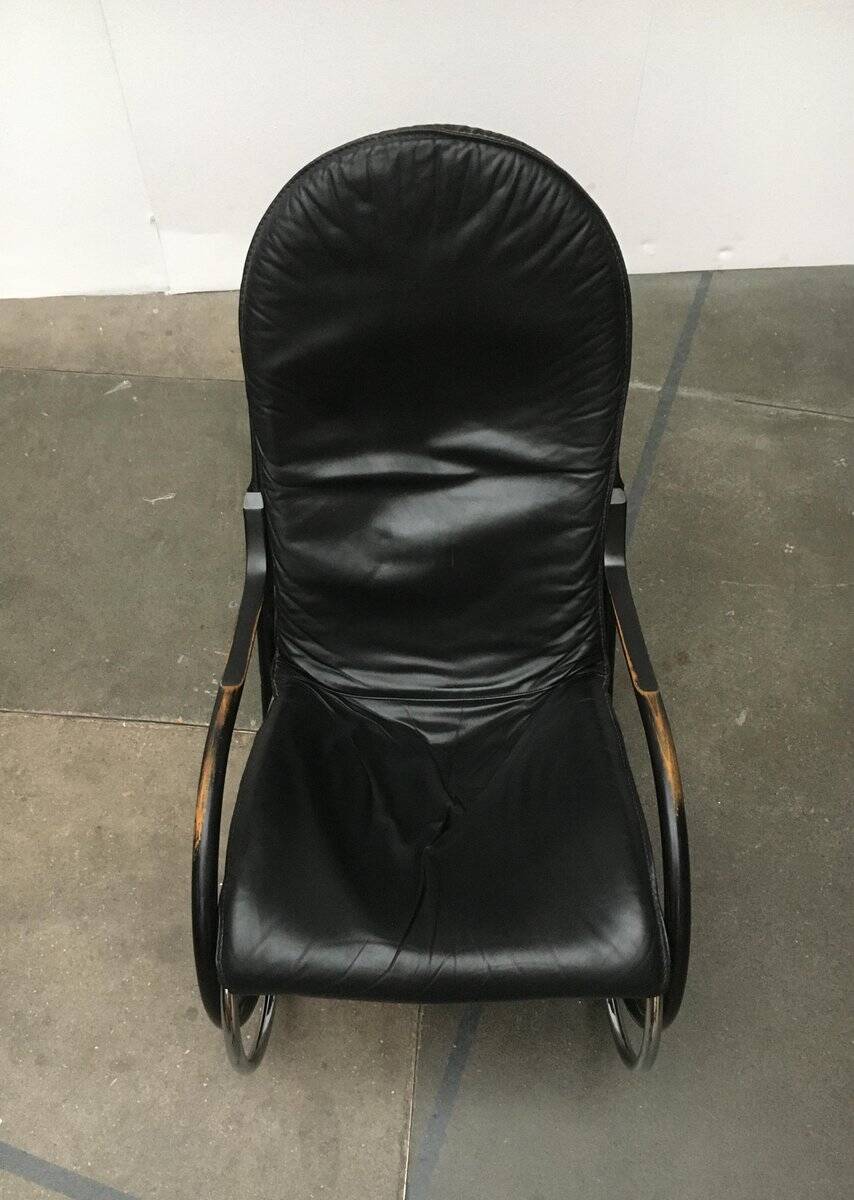 Chaise à bascule Vintage Swiss Nonna par Paul Tuttle pour Strässle
