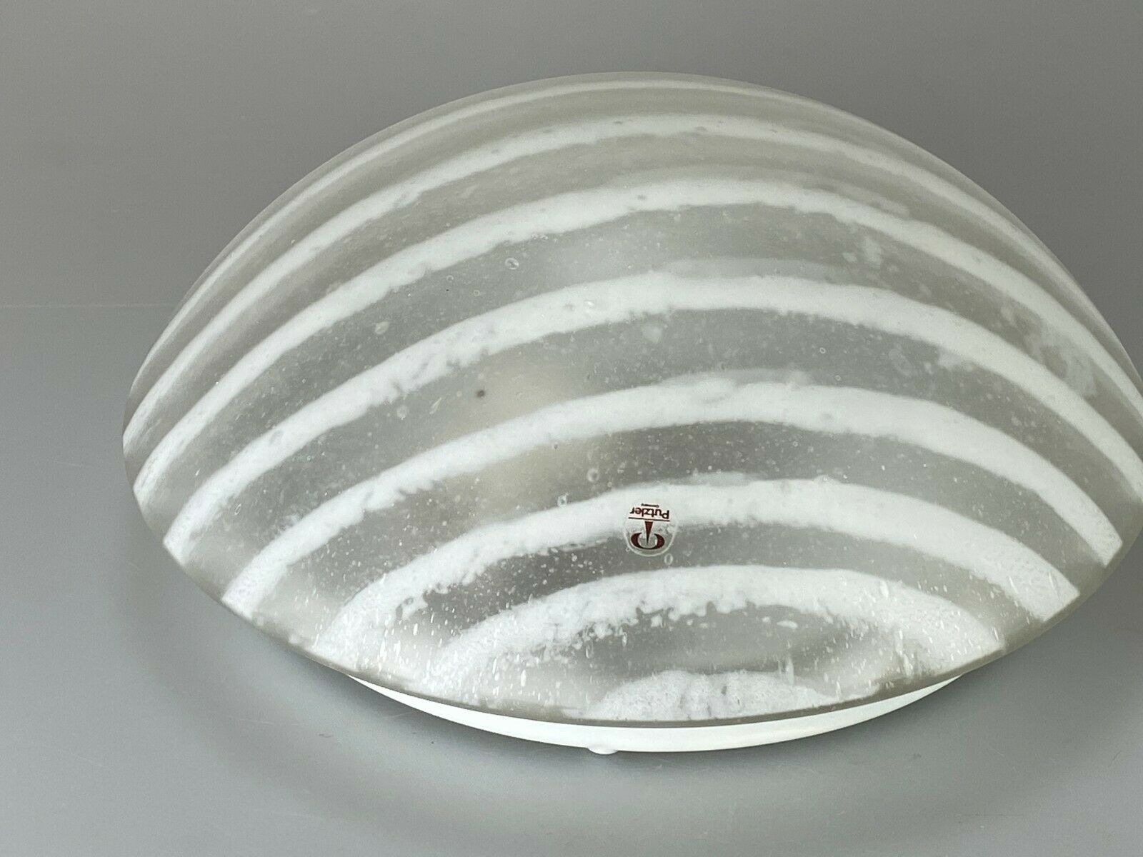 Plafoniere ceiling lamp glass space design lamp 70s
