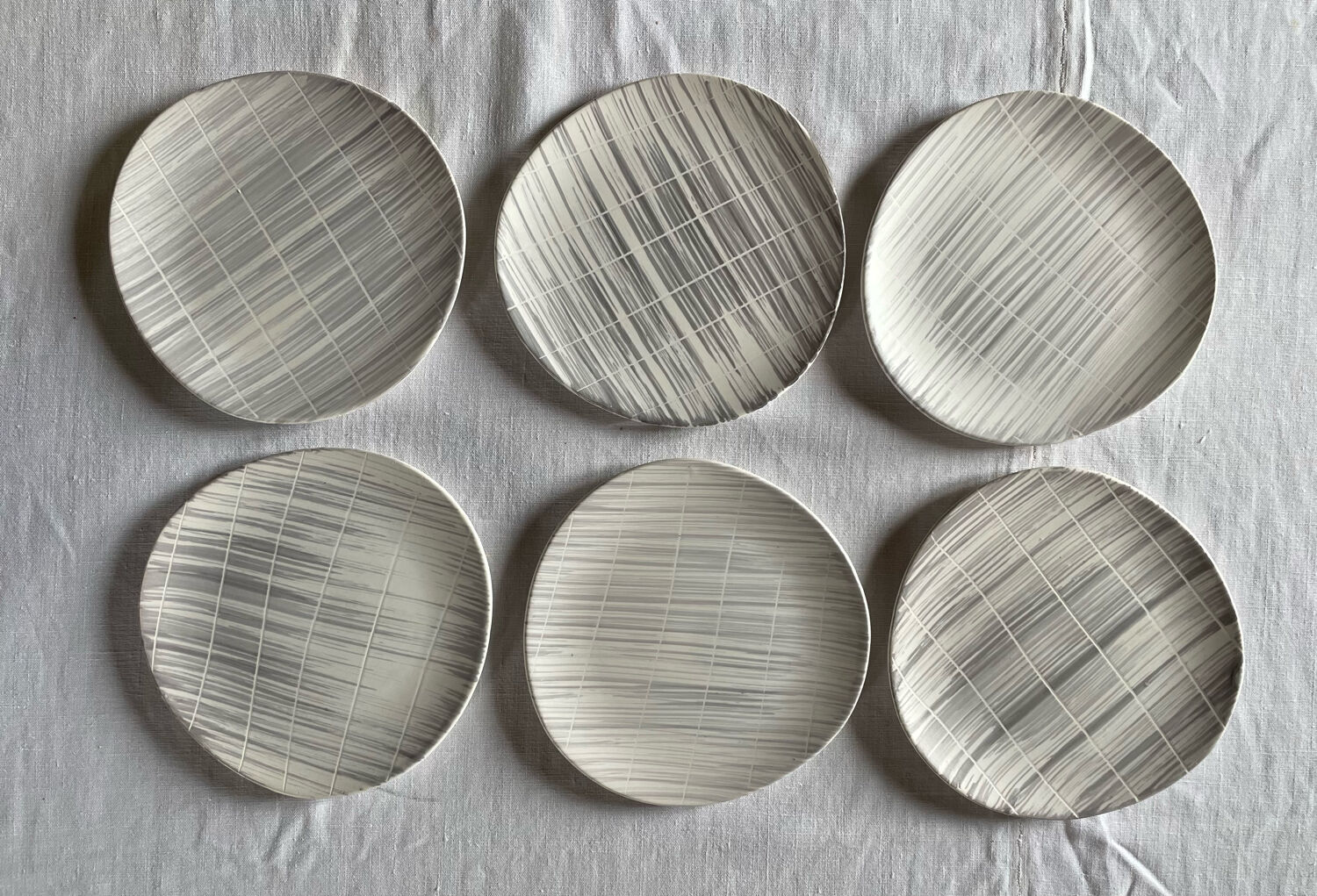 Dessert plates Voile Niderviller