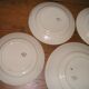 Set of 4 dinner plates and round top, K & G Luneville faience model "Rafael"