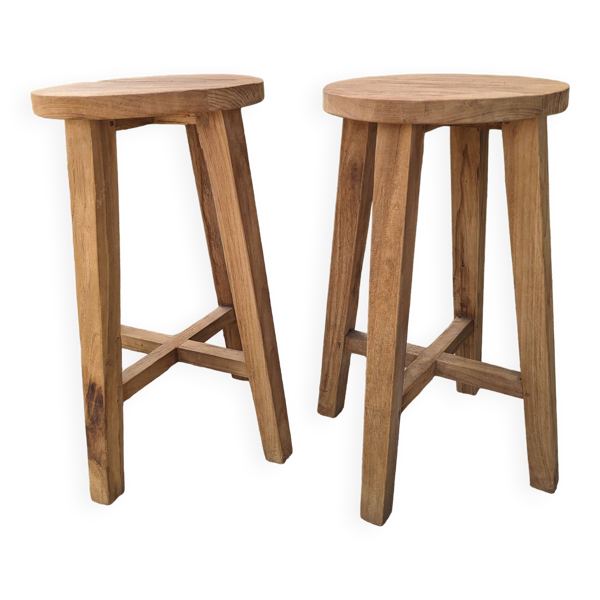 Paire de tabourets
