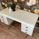 White laqué desk, year 70