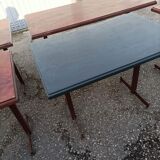 Bistro lot 9 tables and 16 chairs mahieu Jule bry