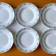 Antique flat earthenware plates from Saint-Amand (North)