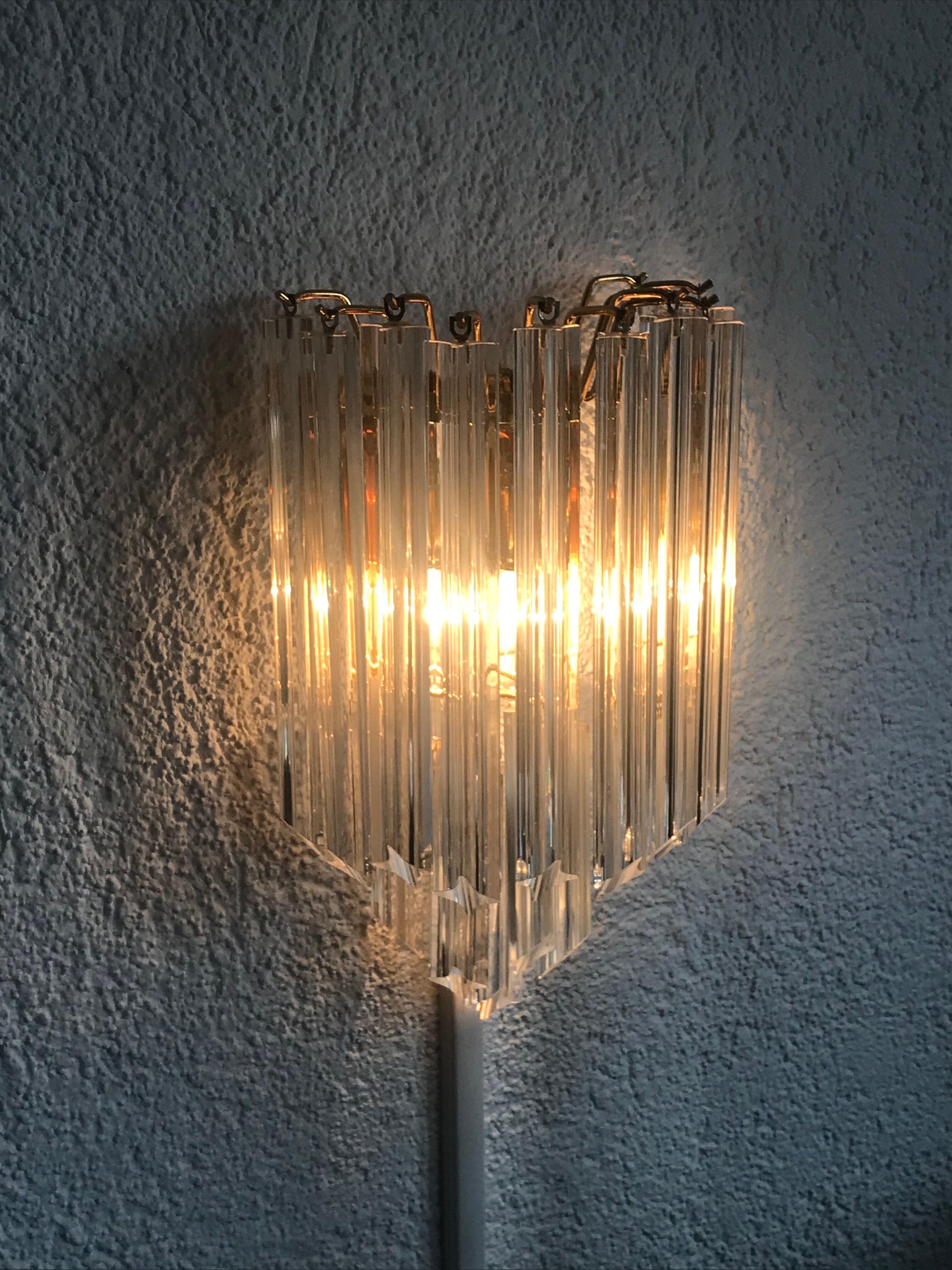 Crystal sconces