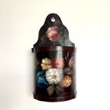 Old painted wooden box