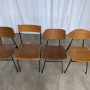 Vintage Stol Kamnik Wooden Dining Chairs - 1970s Yugoslavia - Set of 4